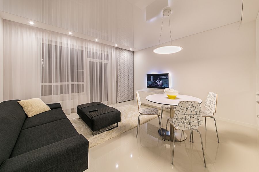 Iluminación moderna para sala de estar